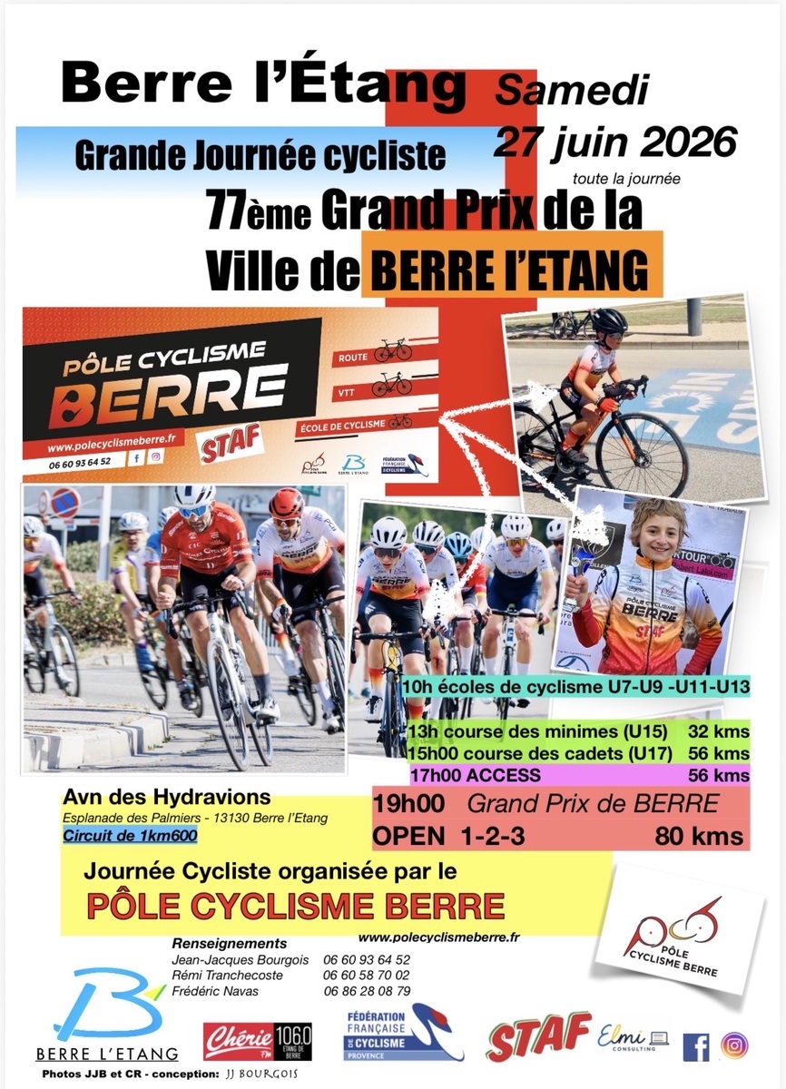 77 ème Grand Prix Cycliste de la ville de Berre