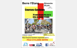 Courses FFC du 25 juin : affiche et plan